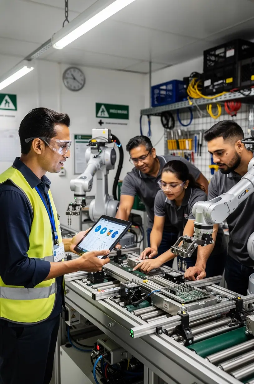 Automation and AI collaboration for efficiency improvements